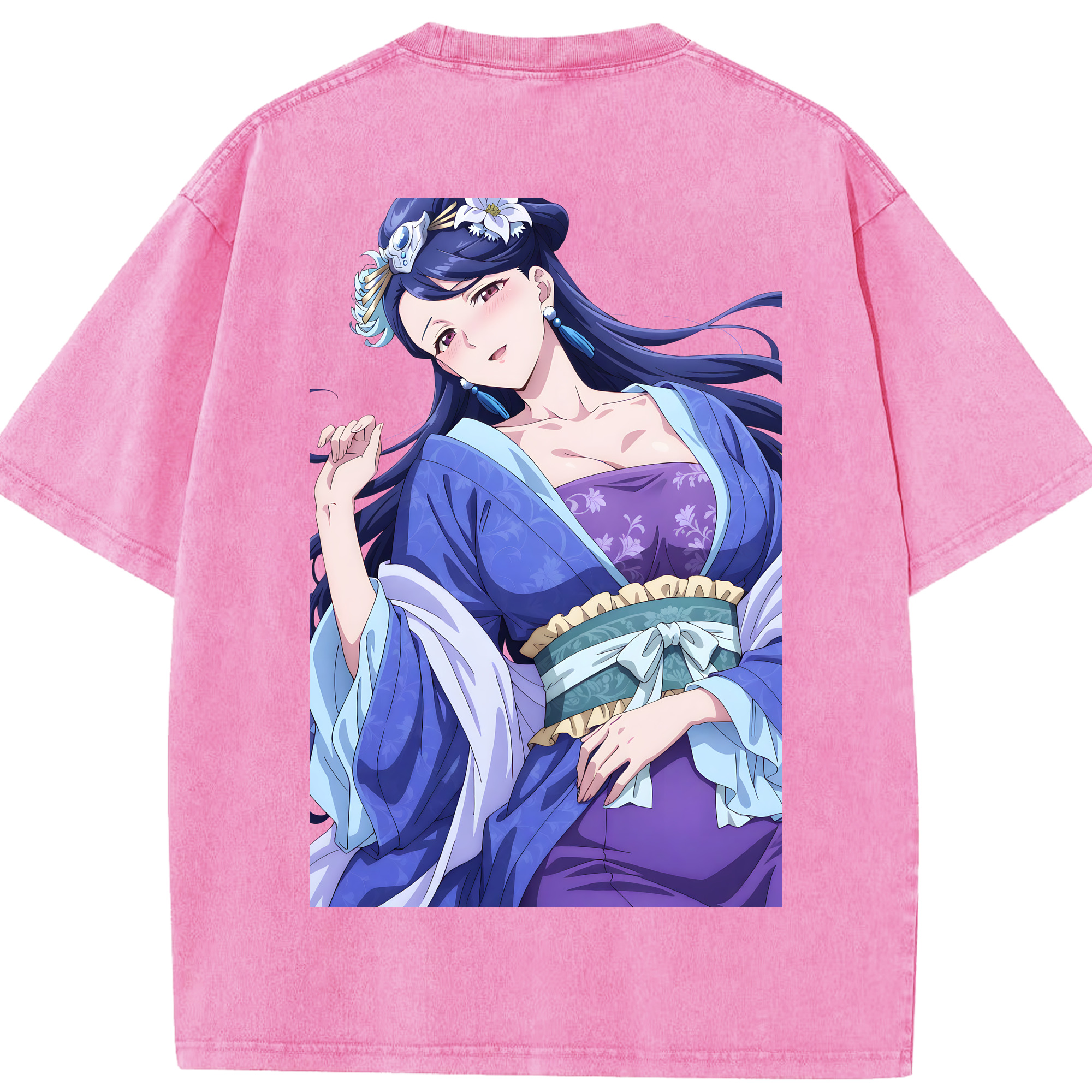 （画像用） 薬屋のひとりごと The Apothecary Diaries 綿100% ヴィンテージ風 半袖Tシャツ（背面プリント）